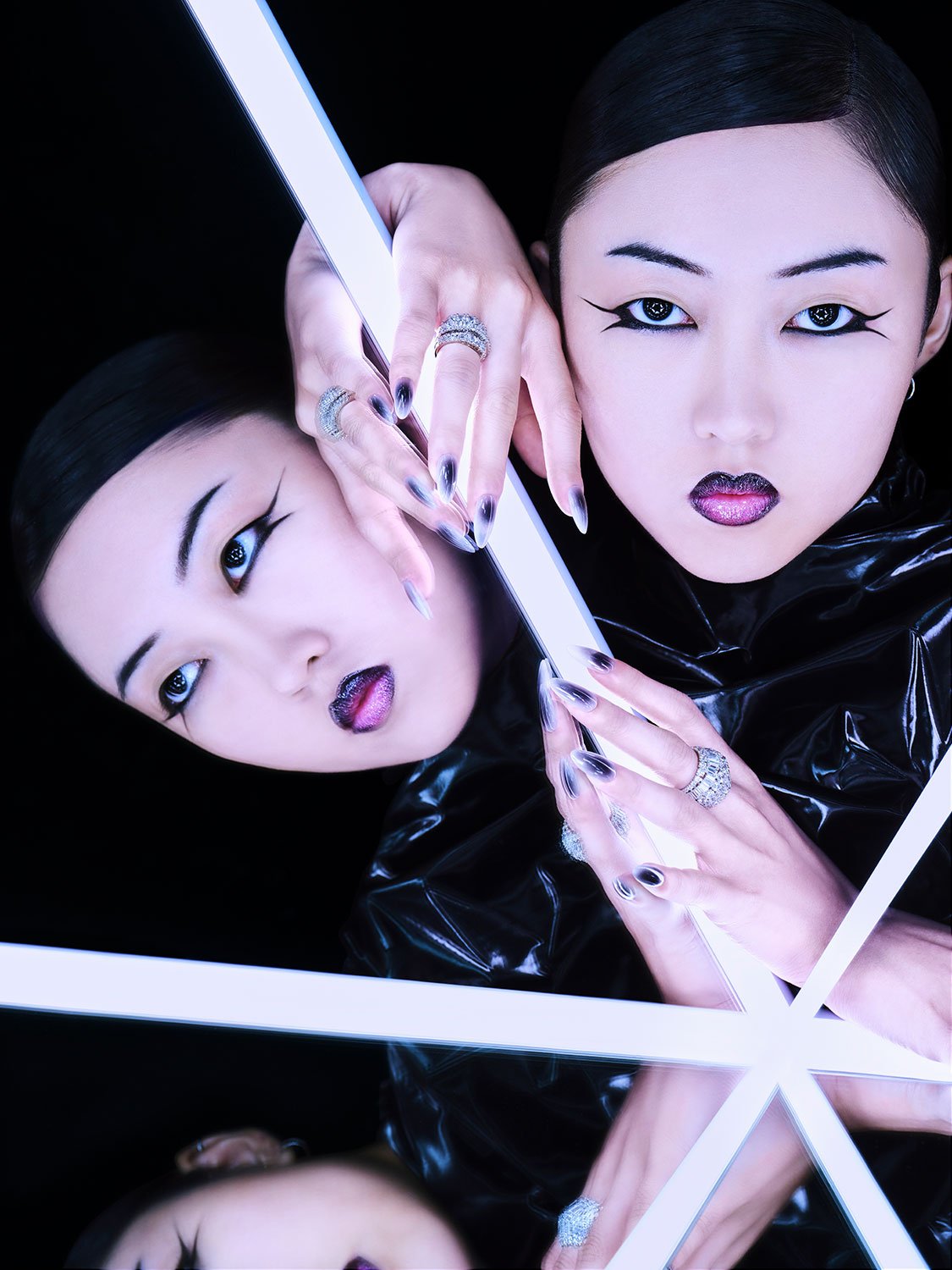 Kaleidoscope Beauty Editorial Shot & Conceived by Jordan Millington Liquorice