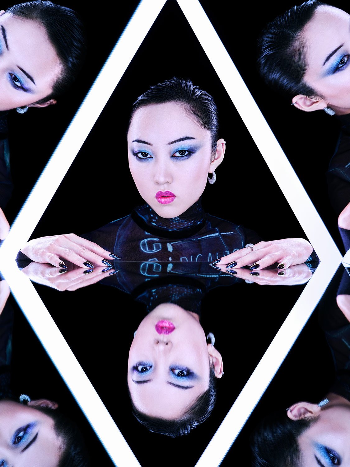 Kaleidoscope Beauty Editorial Shot & Conceived by Jordan Millington Liquorice