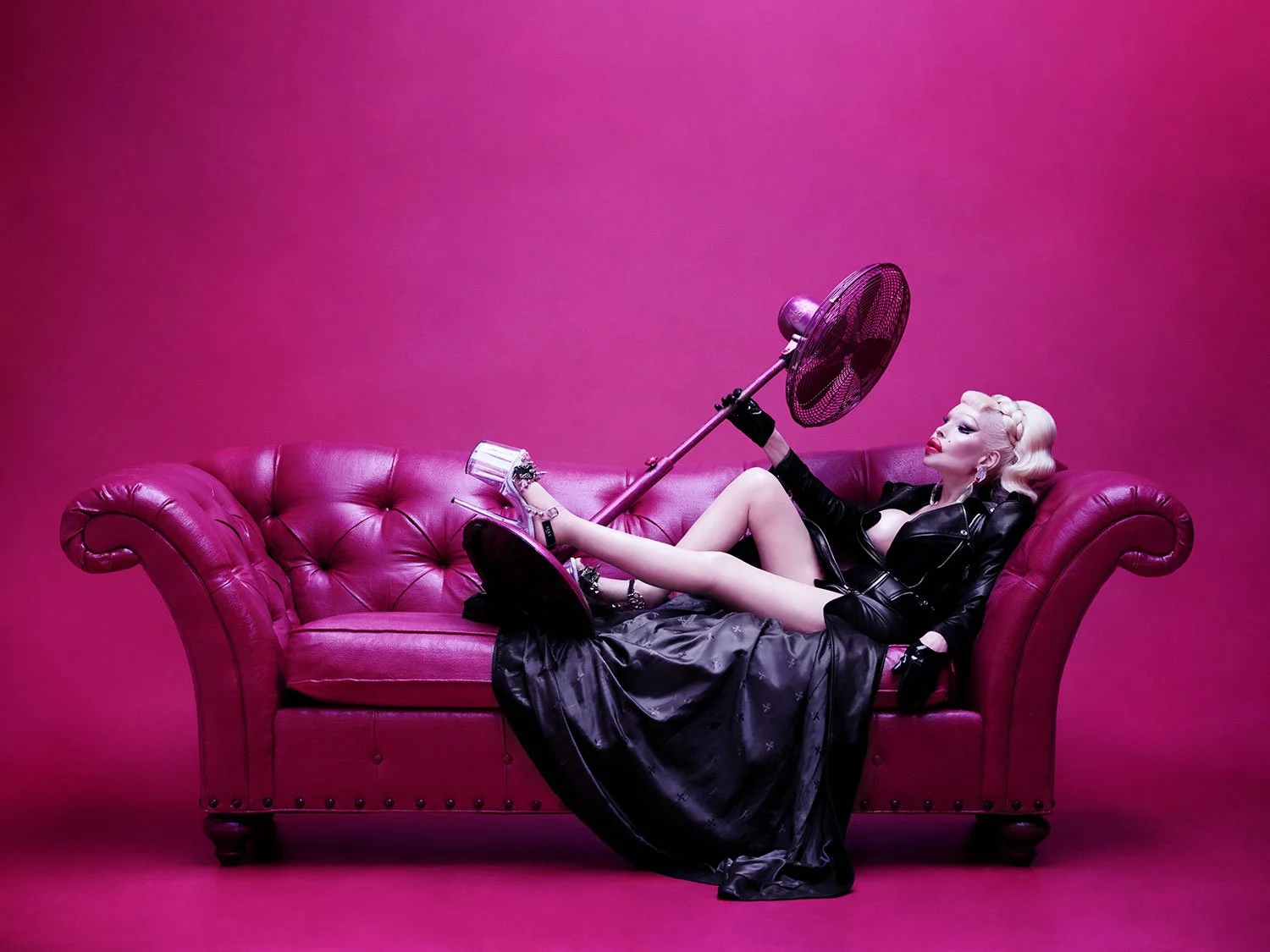 Amanda Lepore x LADYGUNN Magazine Photography by Jordan Millington Liquorice