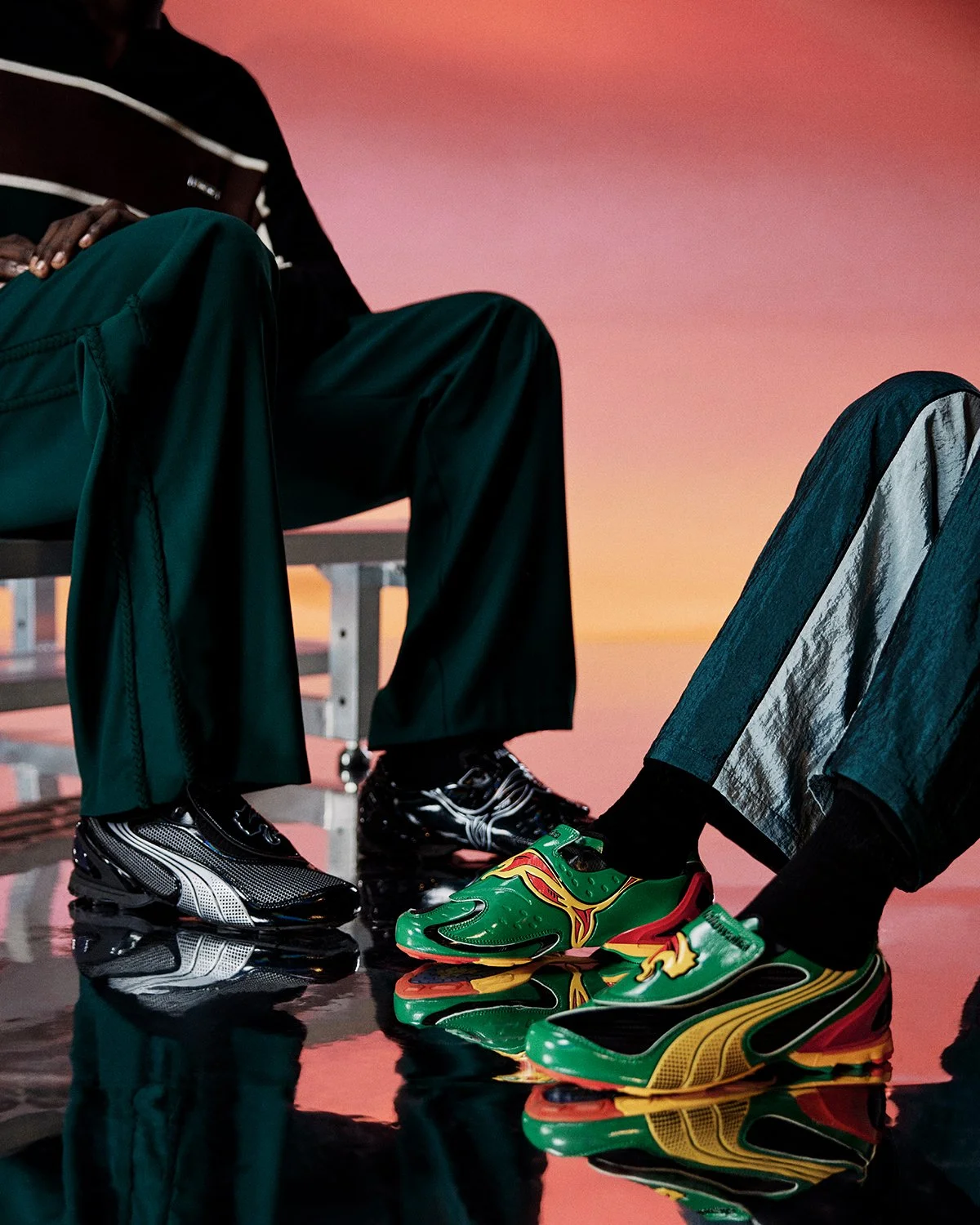 Ahluwalia X Puma Trainers, Photography by Zach Apo-Tsang