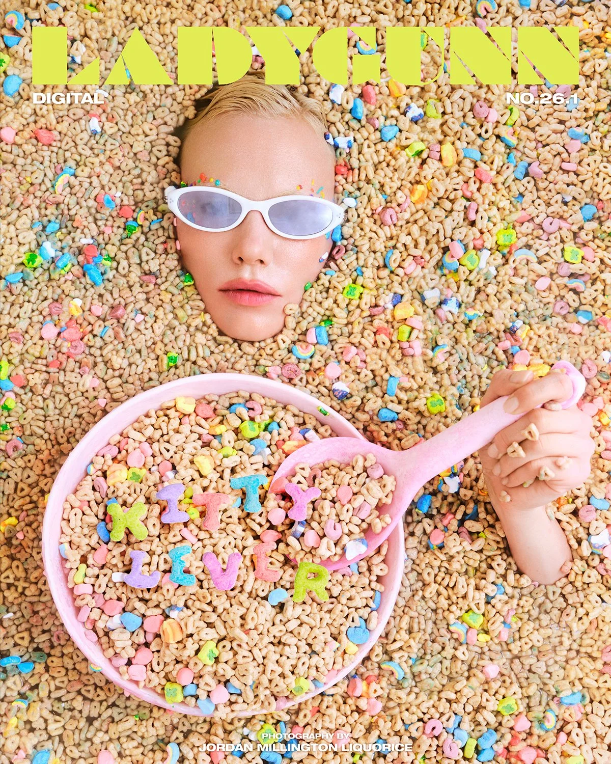 Kitty Lever x LADYGUNN Magazine Photography by Jordan Millington Liquorice