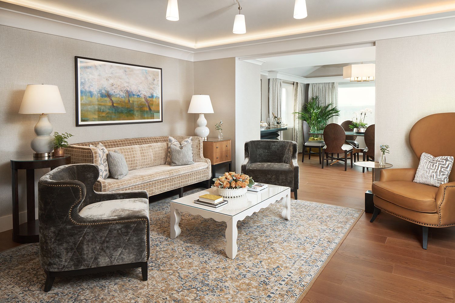 Nemacolin Grand Lodge Living Spaces Shot by Jordan Millington Liquorice