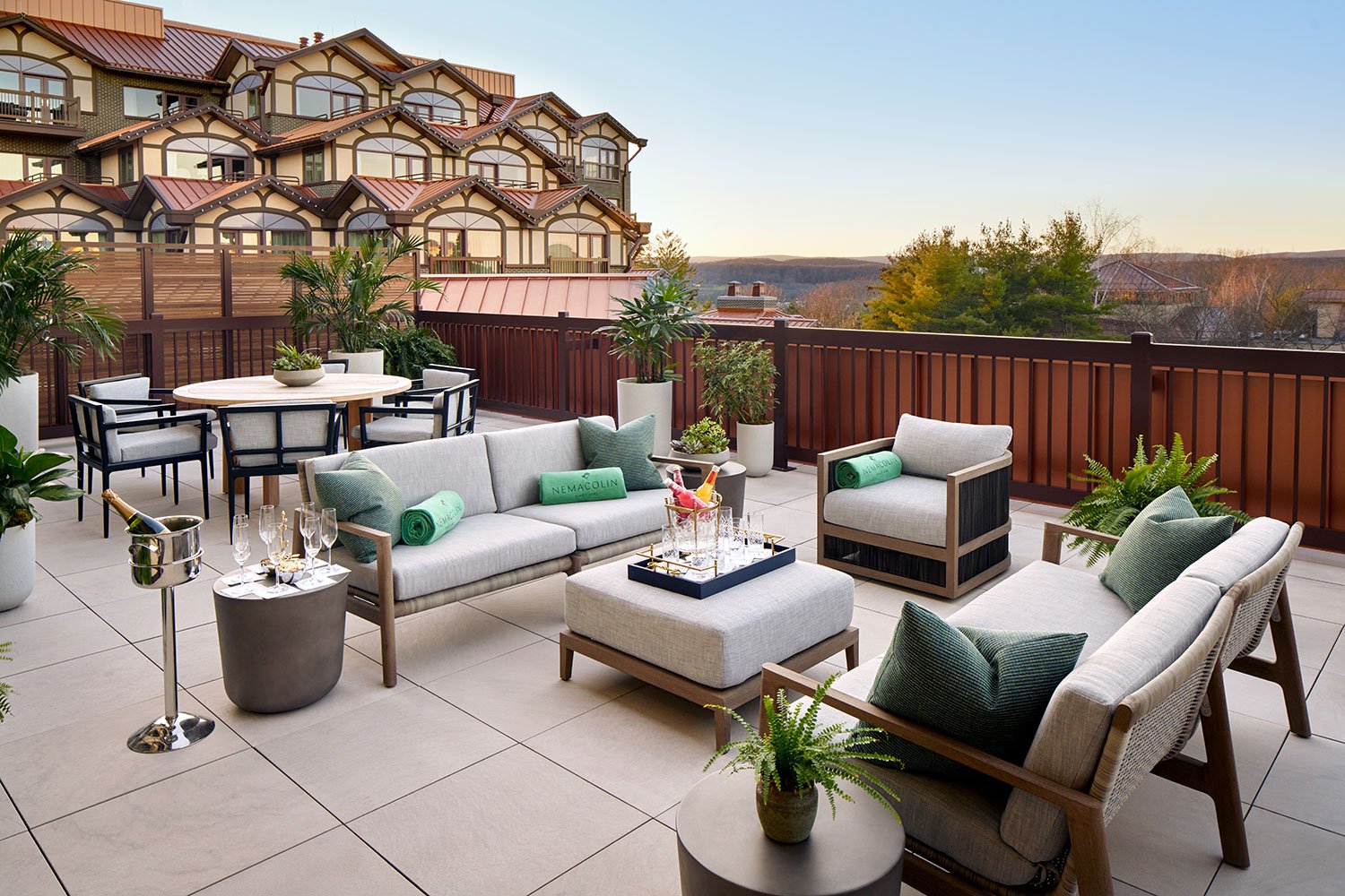 Nemacolin Grand Lodge Outdoor Spaces Shot by Jordan Millington Liquorice