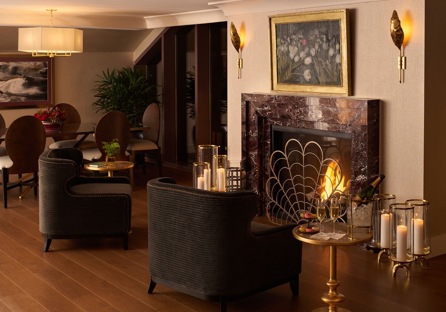 Nemacolin Grand Lodge Living Spaces Shot by Jordan Millington Liquorice