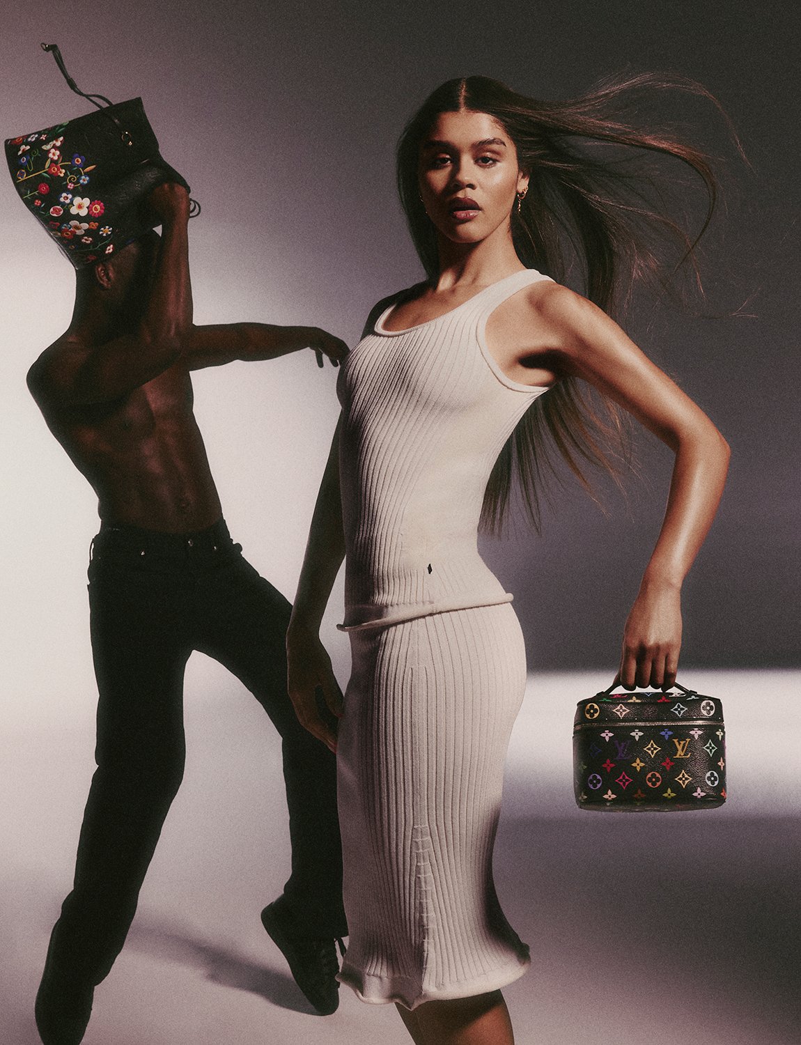 Ama Lou Cover Story for 10 Magazine, Collaborating with Louis Vuitton X Takashi Murakami, Photography by Zach Apo-Tsang