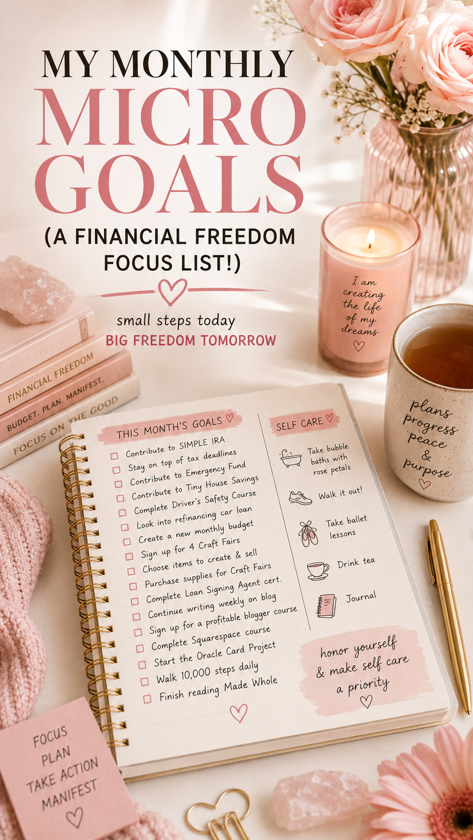 Monthly Micro Goals: Small Steps Toward Financial Freedom
