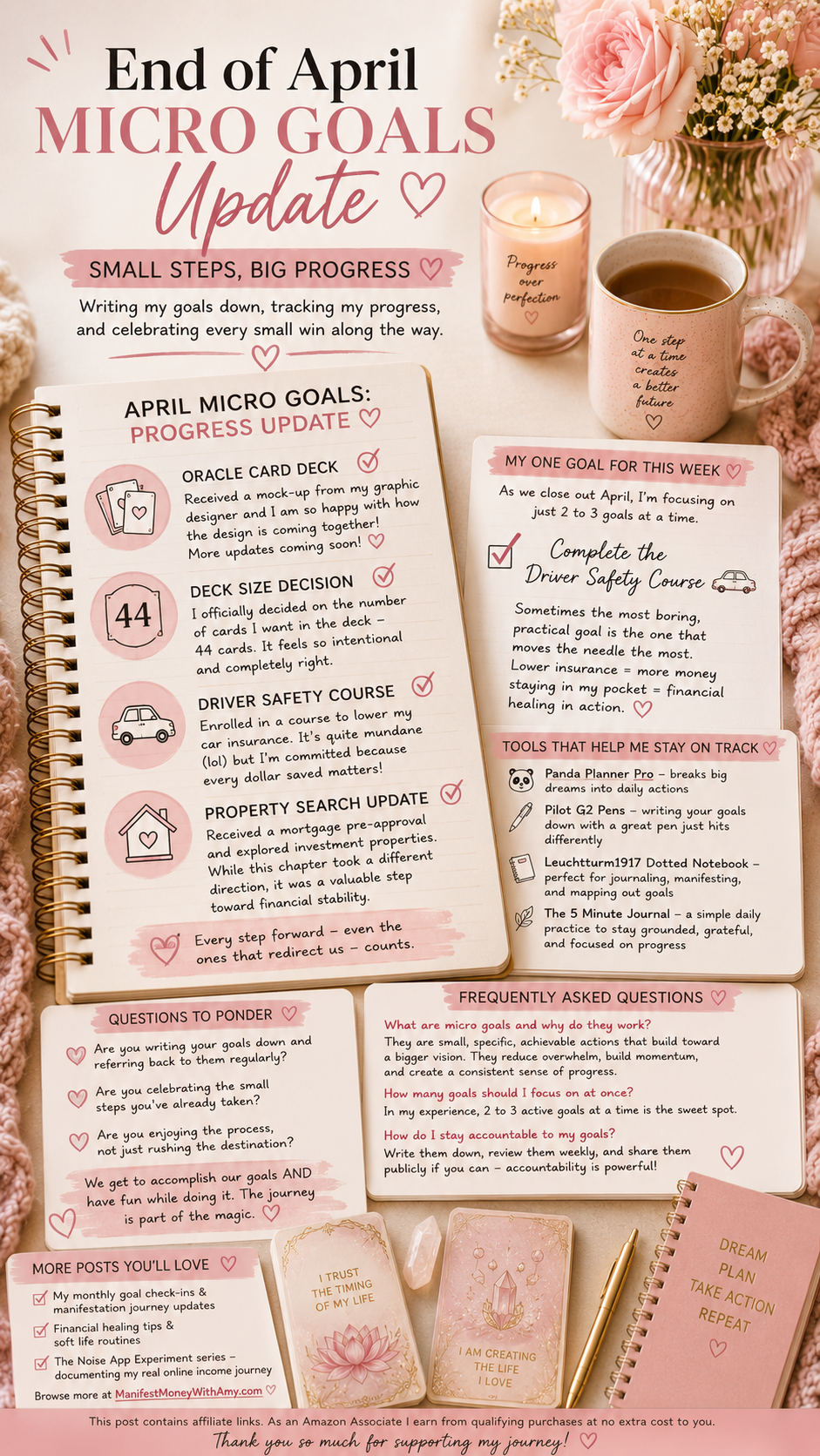 End of April Micro Goals Update: Small Steps, Big Progress 💗
