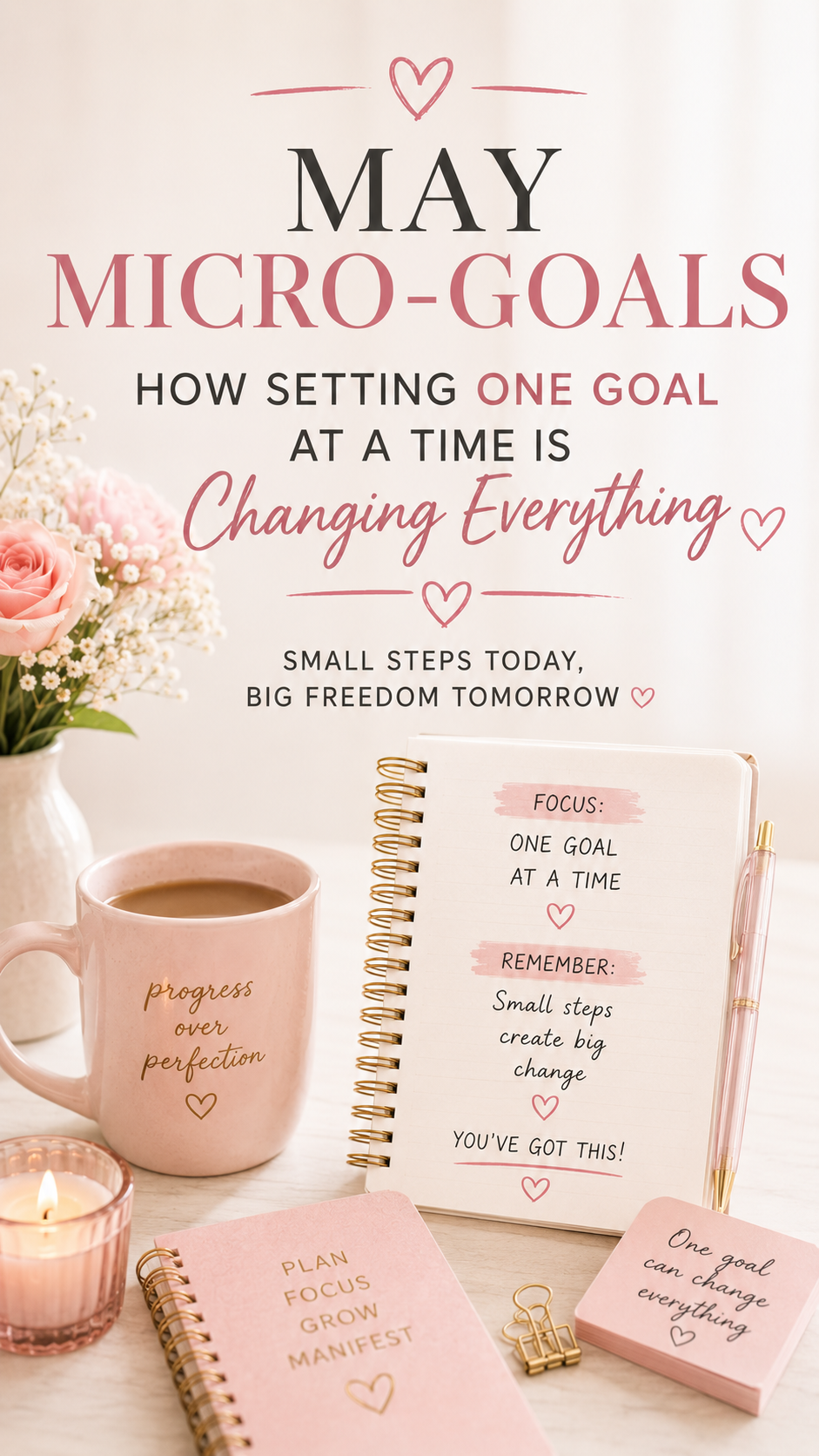 May Micro-Goals: How Setting ONE Goal at a Time Is Changing Everything 💗
