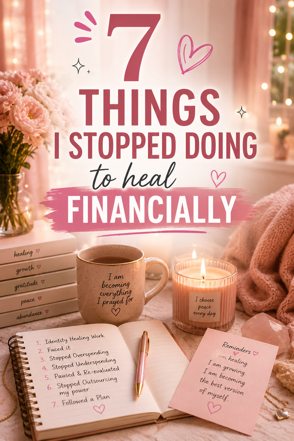 7 Things I Stopped Doing to Heal Financially (And Slowly Rebuild My Life 💗)