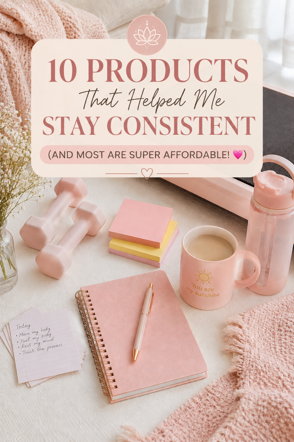 10 Products That Helped Me Stay Consistent (And Most Are Super Affordable! 💗)