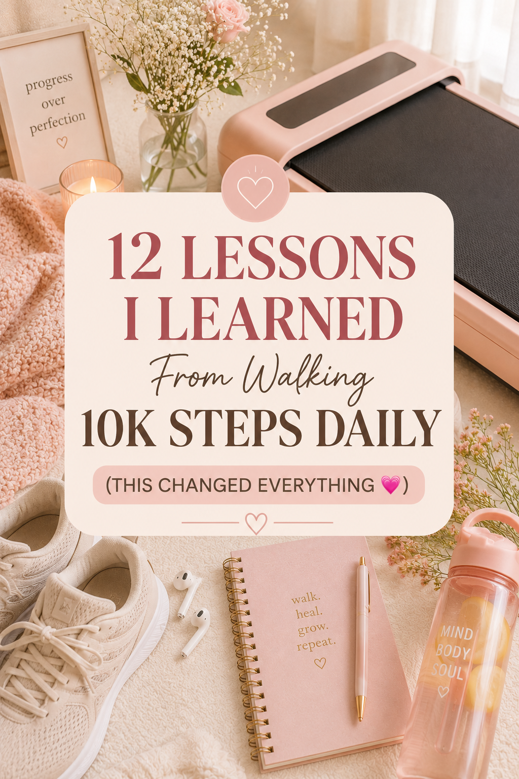 12 Lessons I Learned From Walking 10K Steps Daily (This Changed Everything 💗)