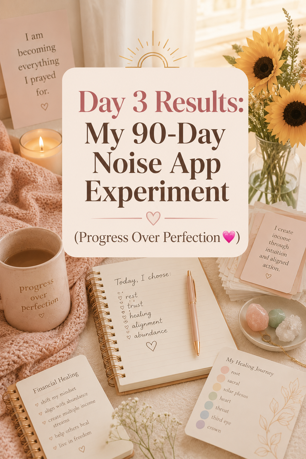 Day 3 Results: My 90-Day Noise App Experiment (Progress Over Perfection 💗)