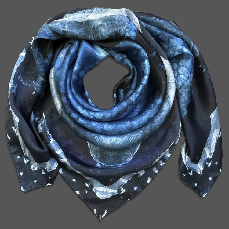 HAPPY TRAILS WILD RAG - Blue