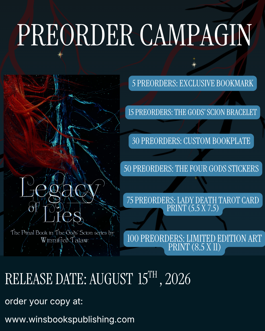 Legacy of Lies Book Release with Author Winnifred Tataw