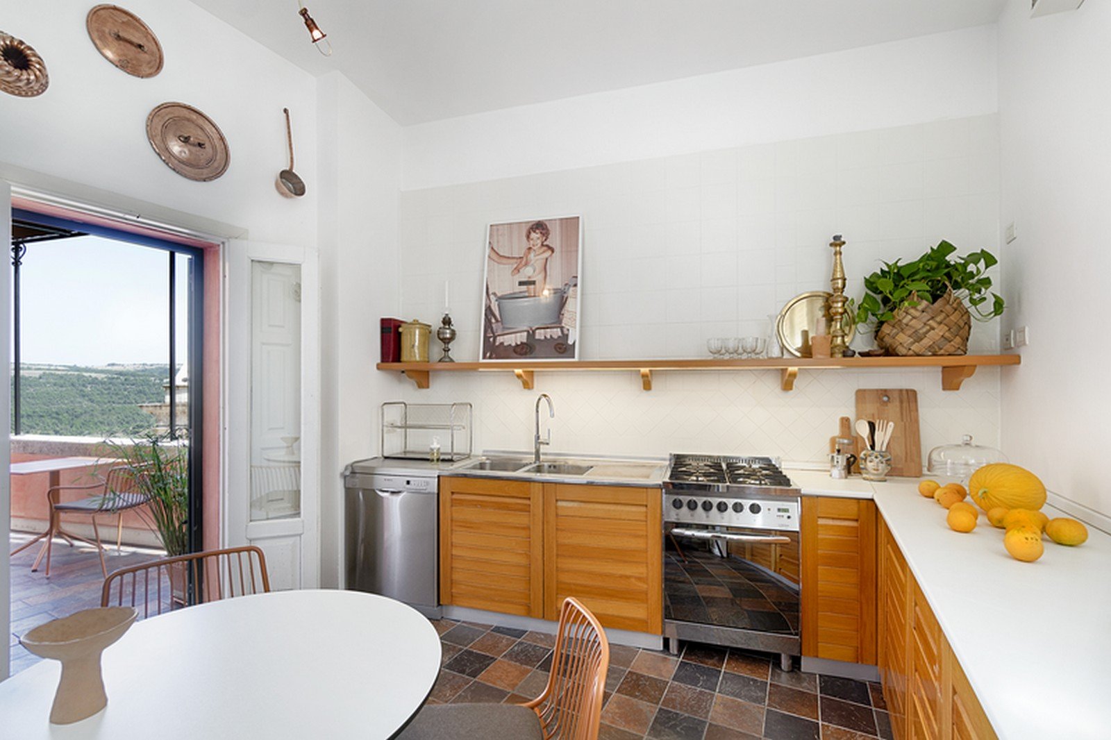 Kitchen at casa Rosa
