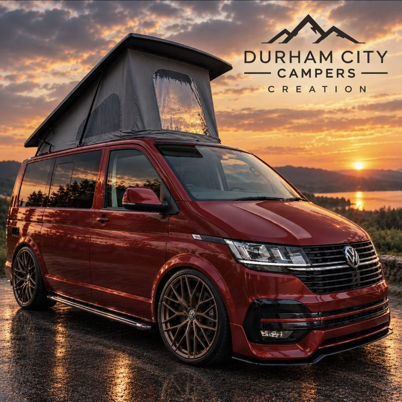 2023 23 VW SWB T6.1 2.0 TDI 110 BHP TAILGATE FONTANA RED TRANSPORTER CAMPER ** CALL FOR DETAILS **