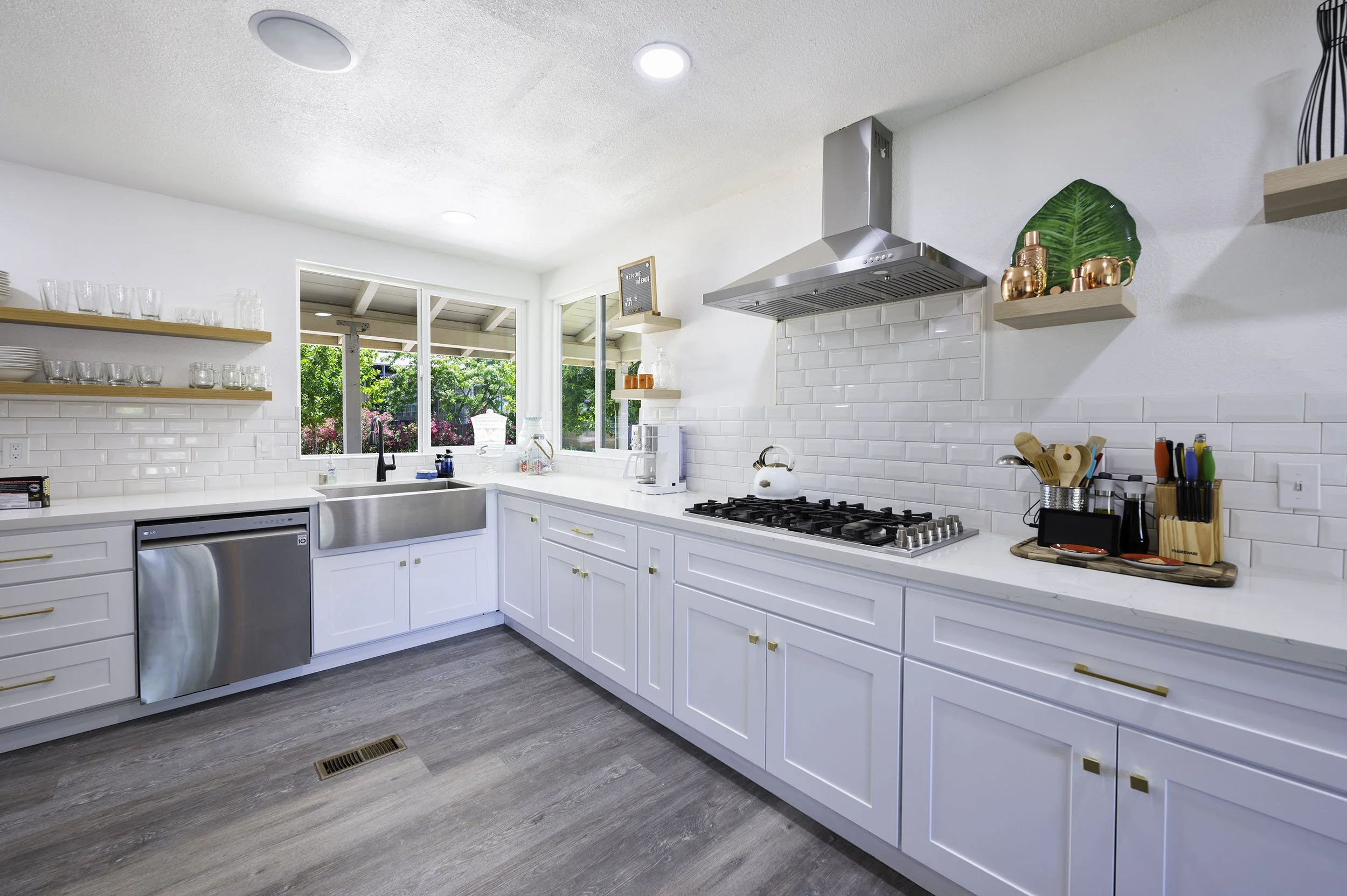 Professional real estate media by Volo Foto — photography, video, virtual tours, floor plans, and FAA Part 107 certified drone services in Sacramento, Elk Grove, Galt, and Lodi — luxury home kitchen.