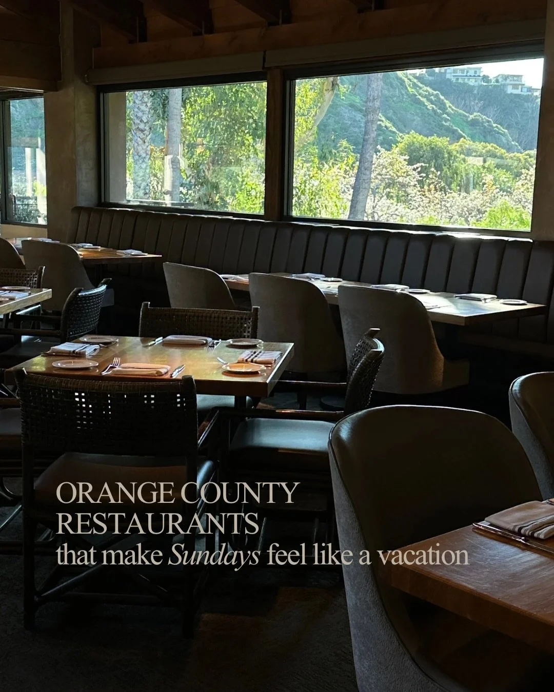 Sundays in Orange County, but make it feel like a vacation &hearts;

These are my top favorite hidden gems. Places I go when I want to slow down, romanticize the day, and feel like I escaped without leaving home.

____

@theranchlb | Laguna Beach
@ho