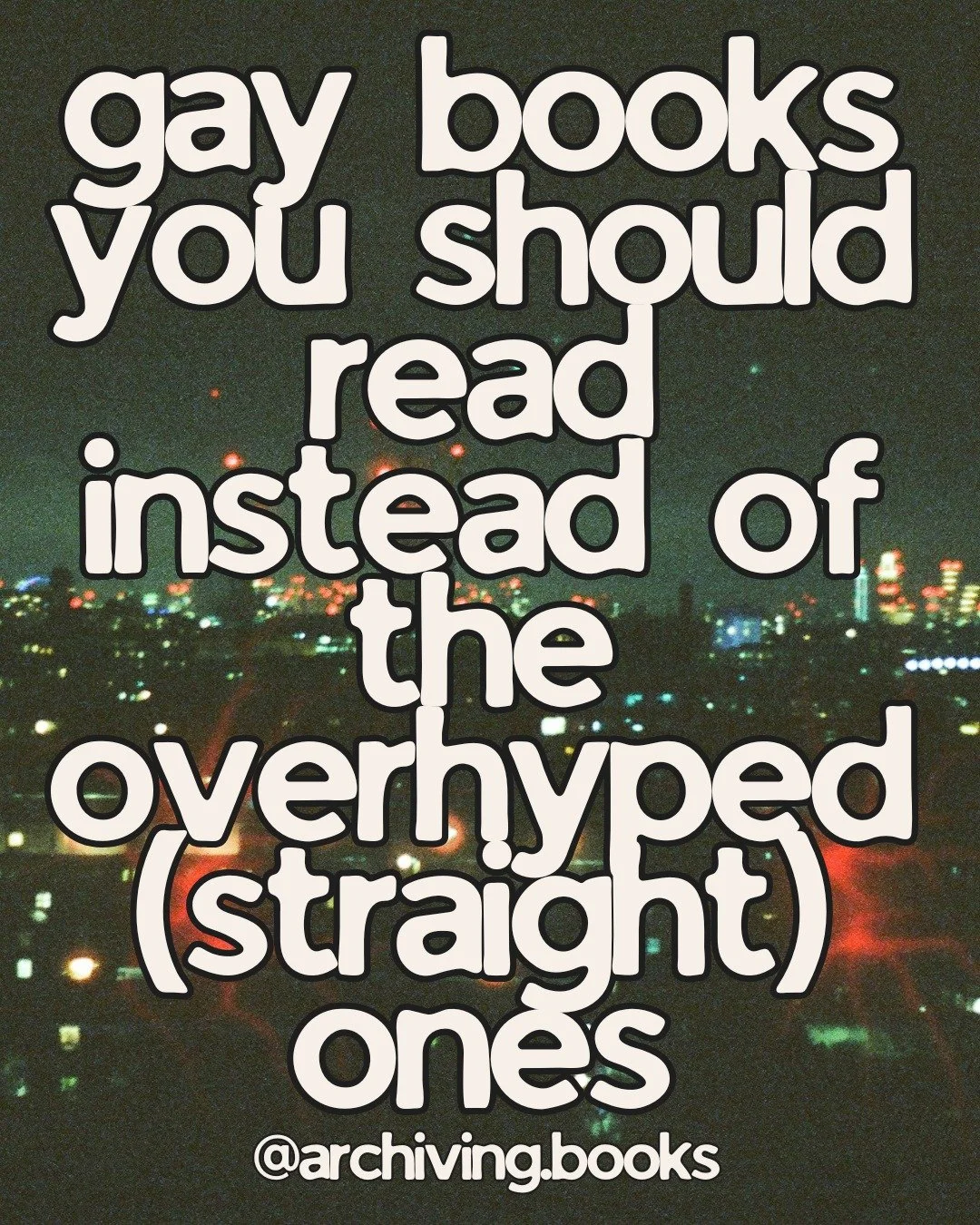 read whatever you want though, i'm not your dad 🫤
