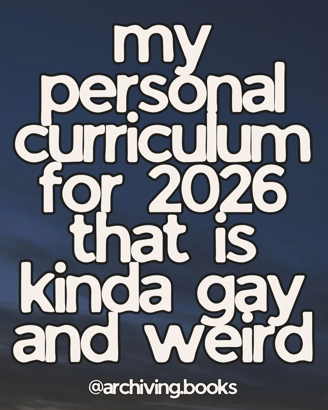 a list of things I want to learn more about if only I allow myself a moment to breathe 🫤