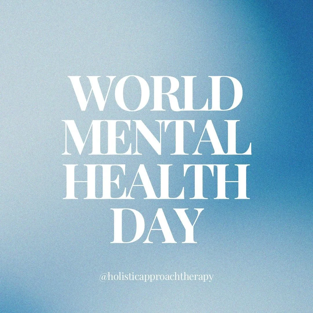 October 10th is World Mental Health Day 🌎
-
Taking care of our mental health is so important. If you need support, please reach out to a mental health therapist. You don&rsquo;t have to go through struggles alone!