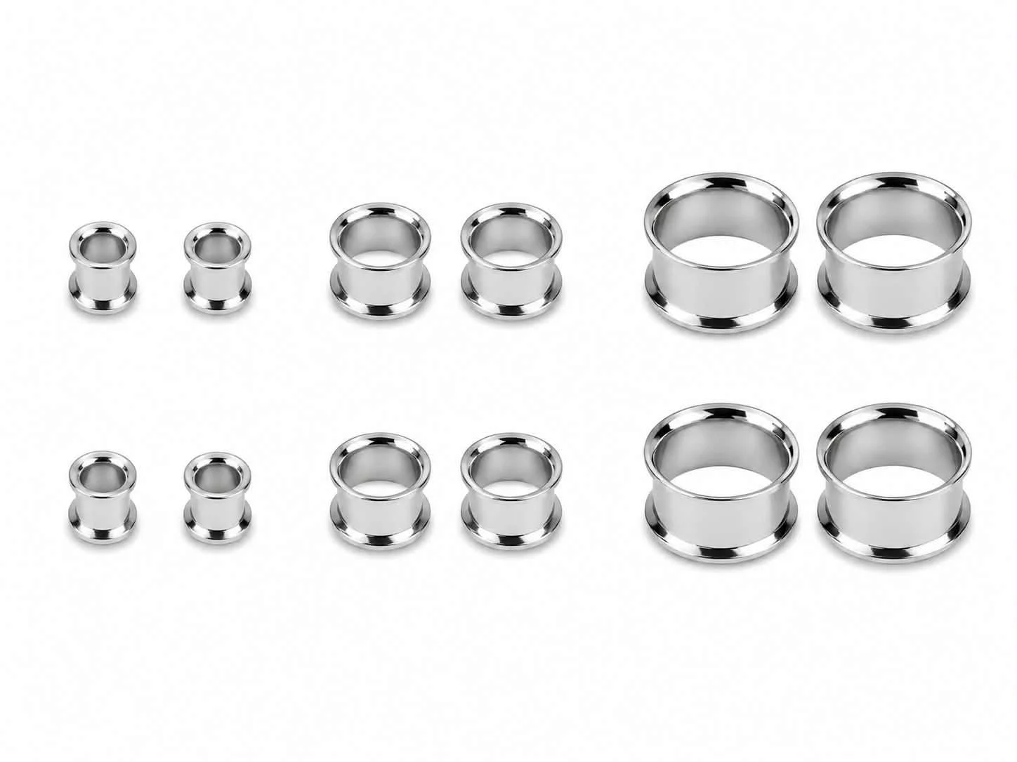 KIT Stretch argent tunnel moyen 6mm, 10mm et 12mm