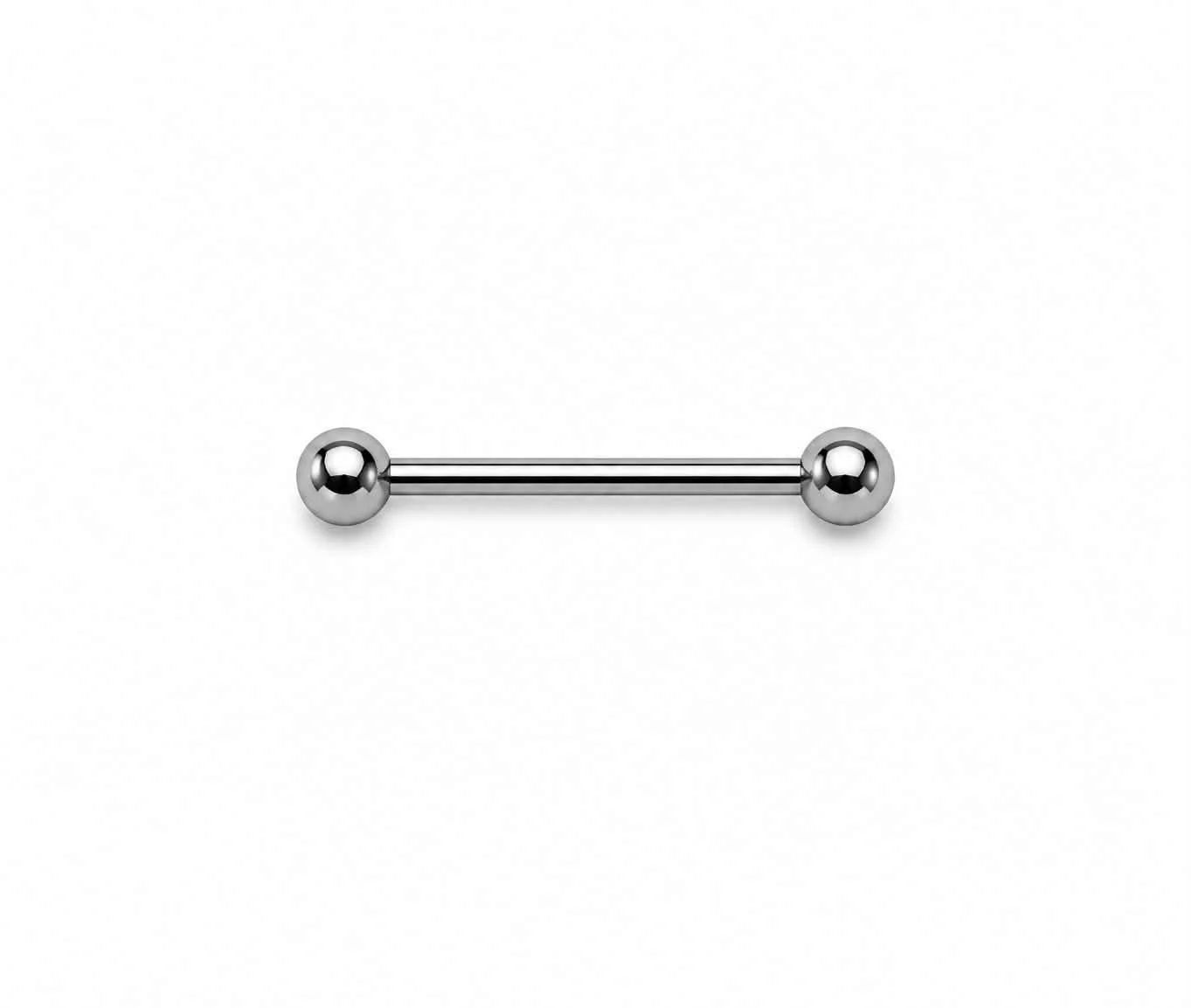 Barbell argent petites boules (3mm)