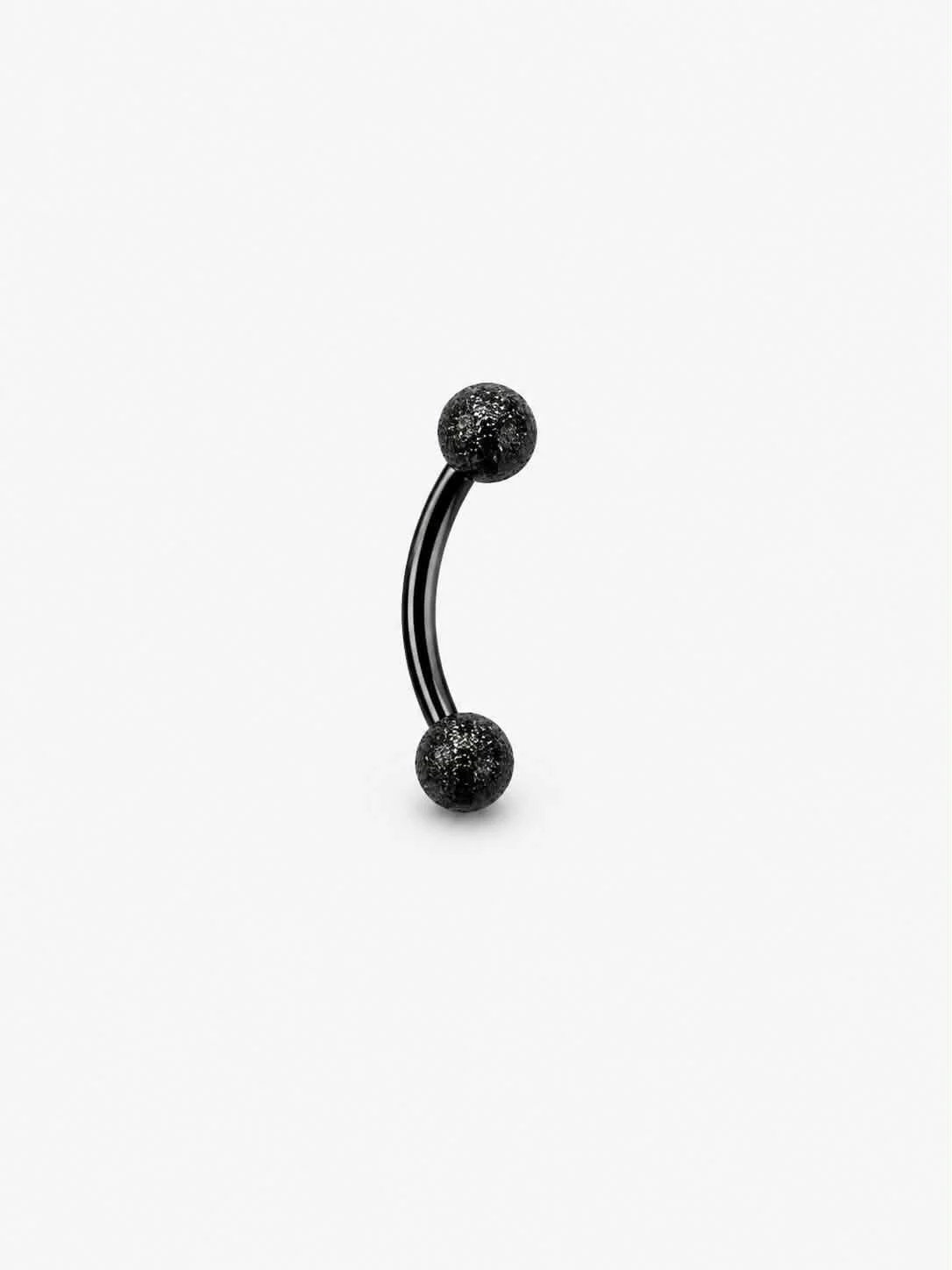 Banane noire 2 boules mat-brillant