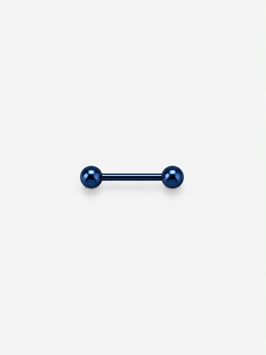 Barbell bleu foncé moyennes boules (4mm)