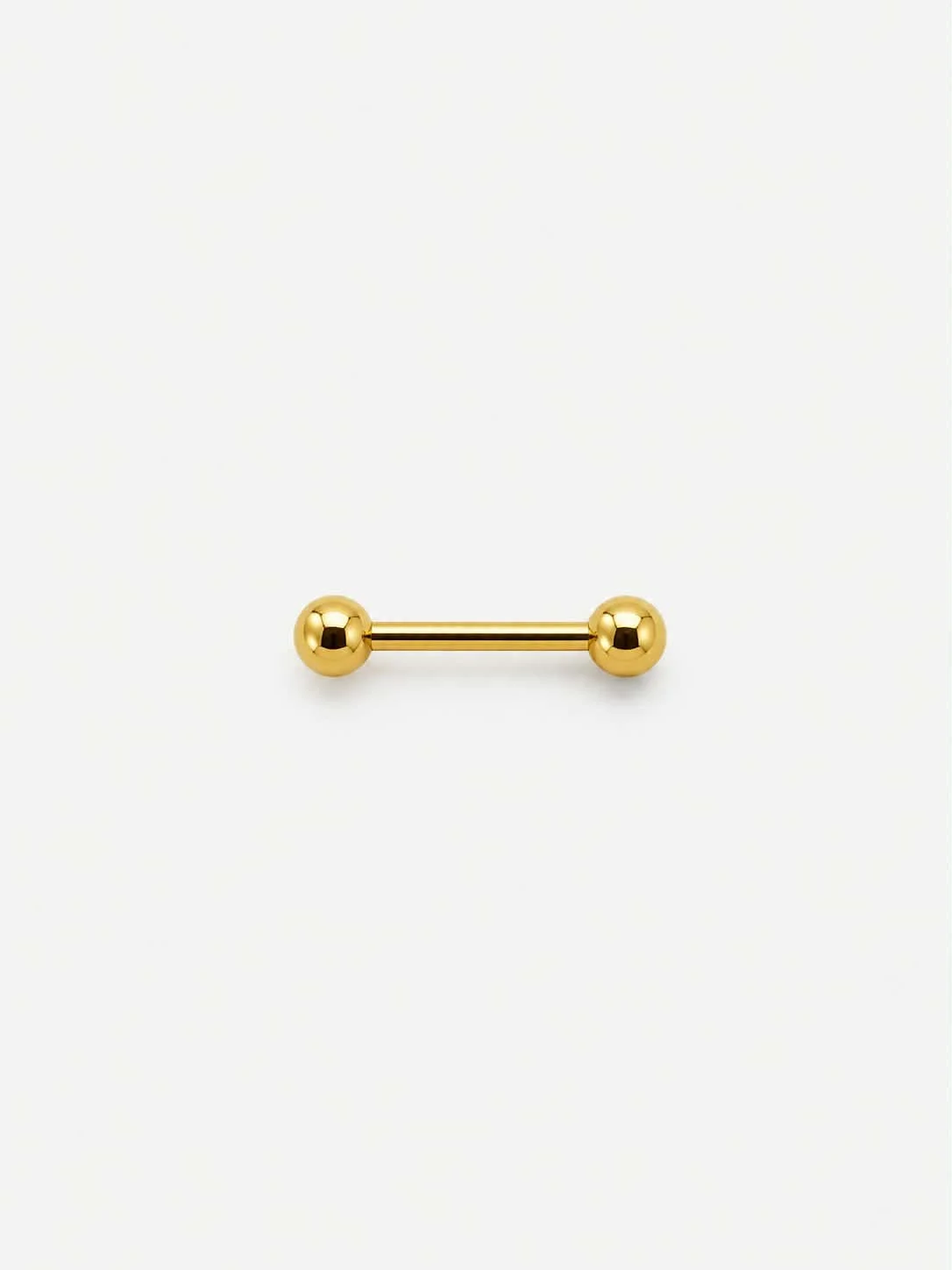 Barbell doré moyennes boules (4mm)