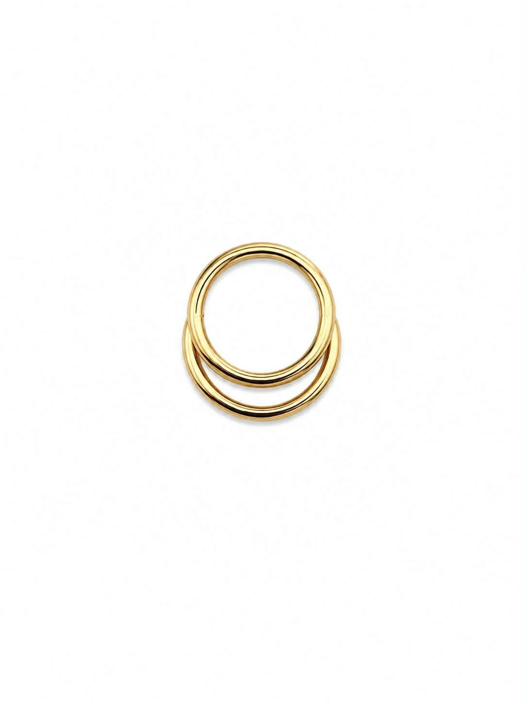 Septum clicker doré lune 10mm