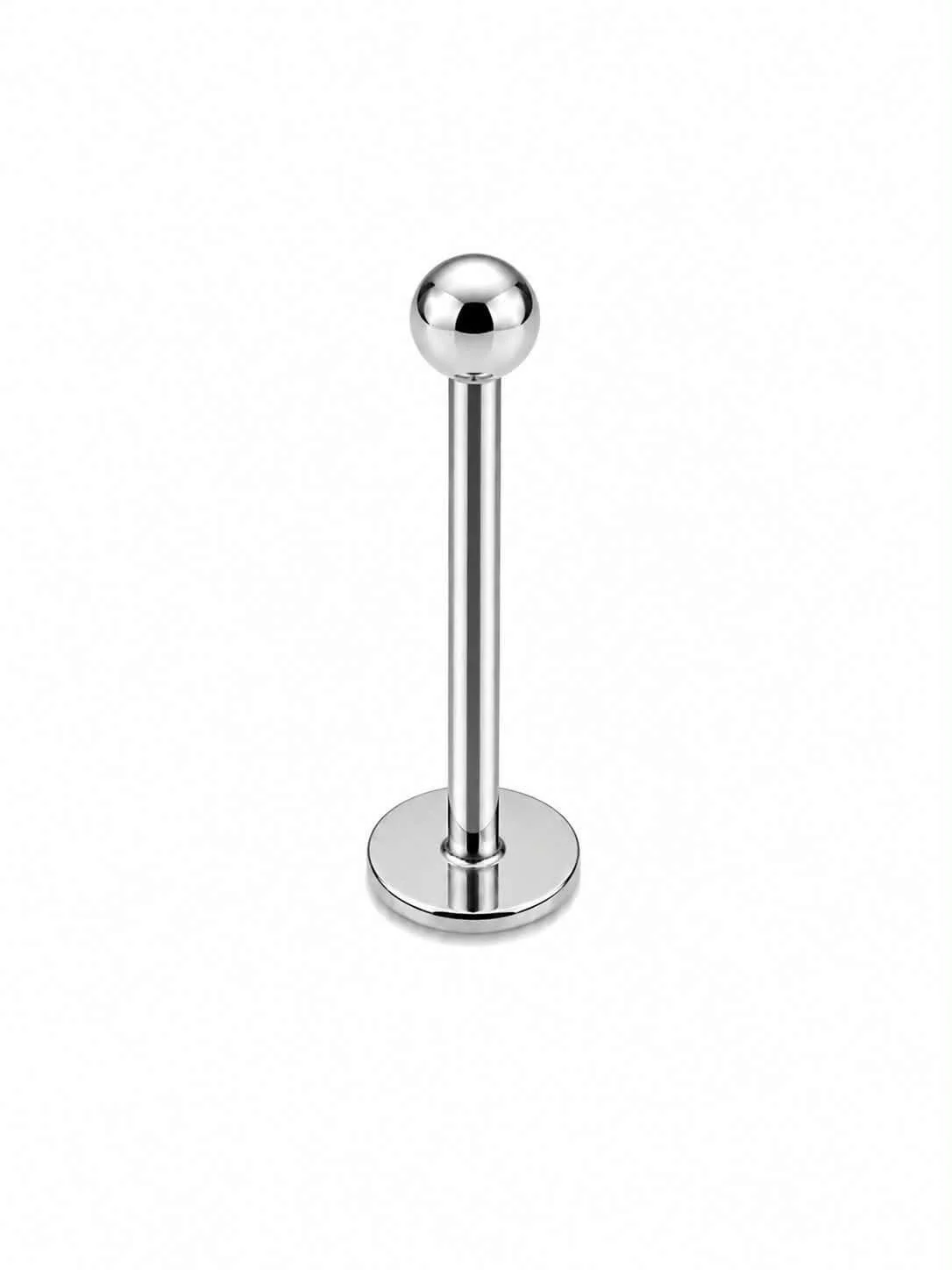 Labret argent simple boule