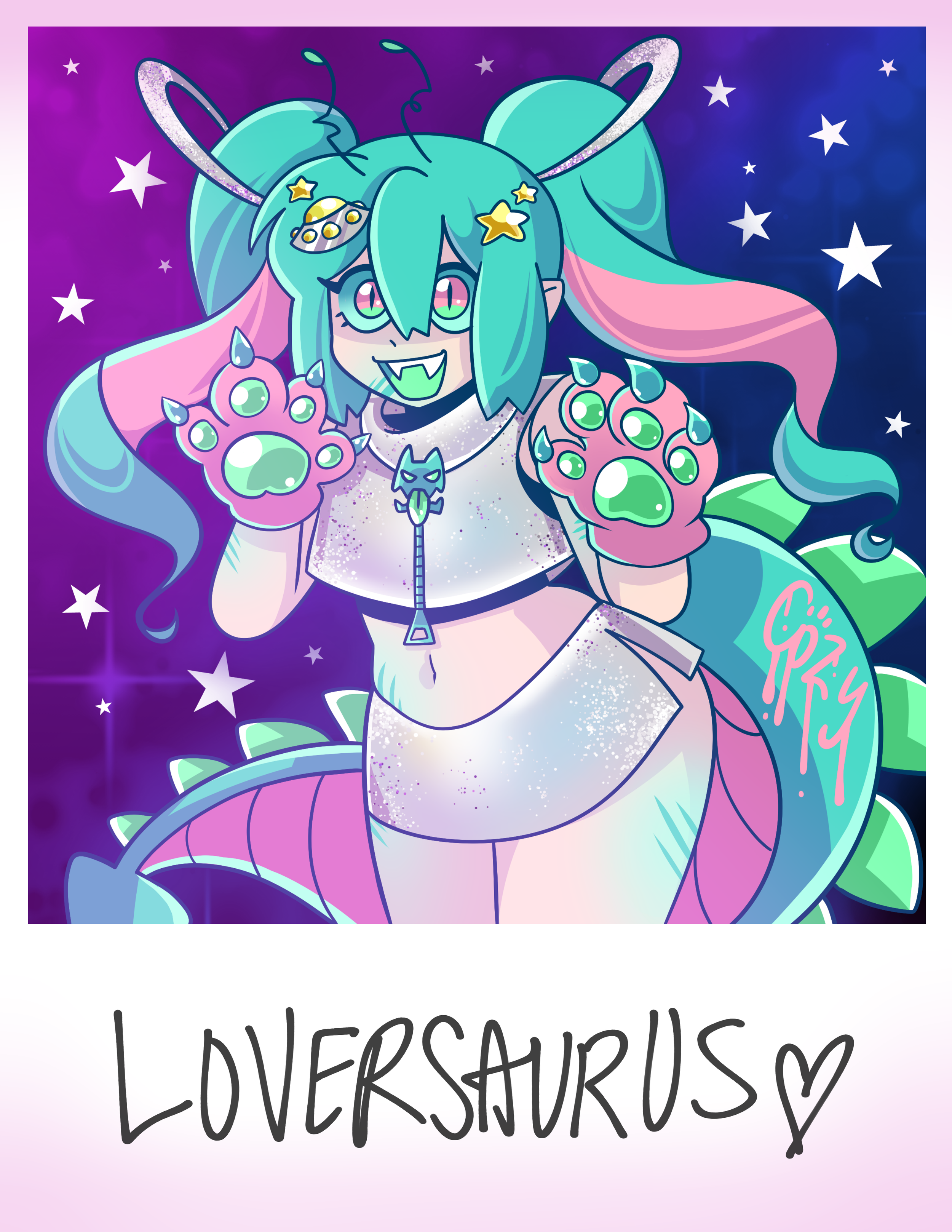 Loversaurus Print