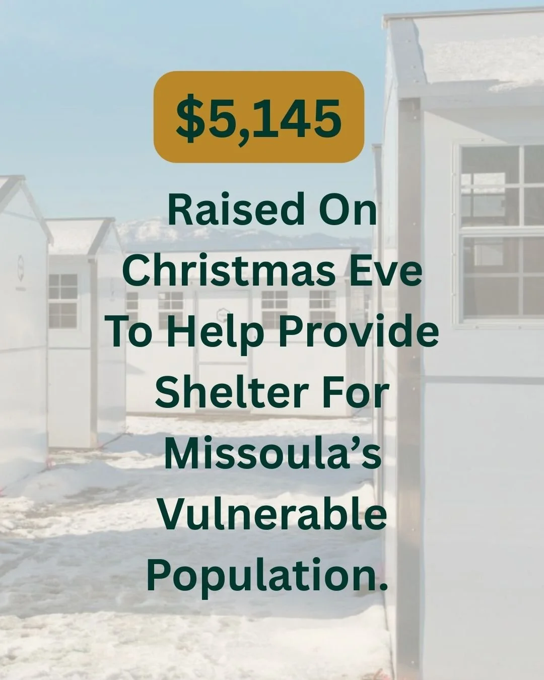Thank you church for stepping up in generosity to embody the good news of Jesus from Missoula to the ends of the earth!