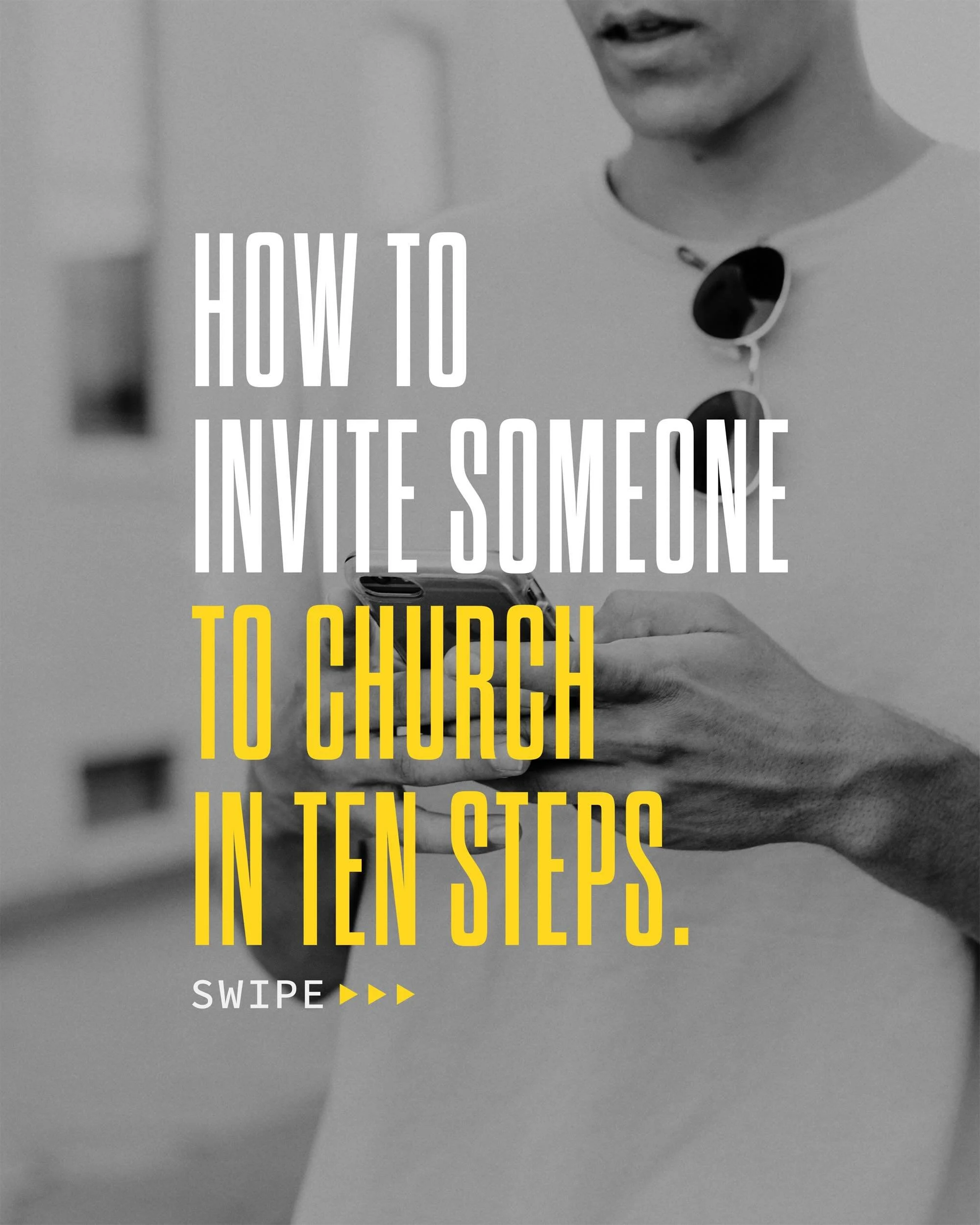 Don&rsquo;t overthink it! Who can you invite to come with you this weekend?