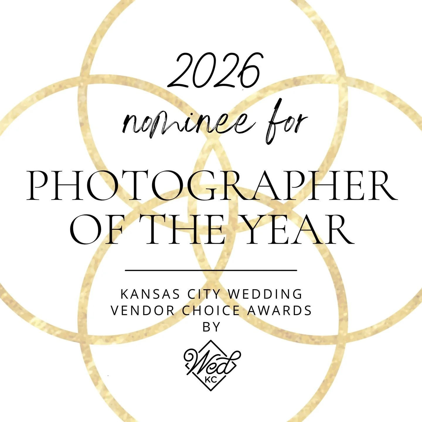Wow. 
So, uh&hellip;
I&rsquo;m still trying to wrap my head around this&hellip; 

I was just nominated for 2026 Wedding Photographer of the Year&hellip;after almost a decade of being in the Kansas City Wedding Industry.  Honestly, I&rsquo;m sitting h