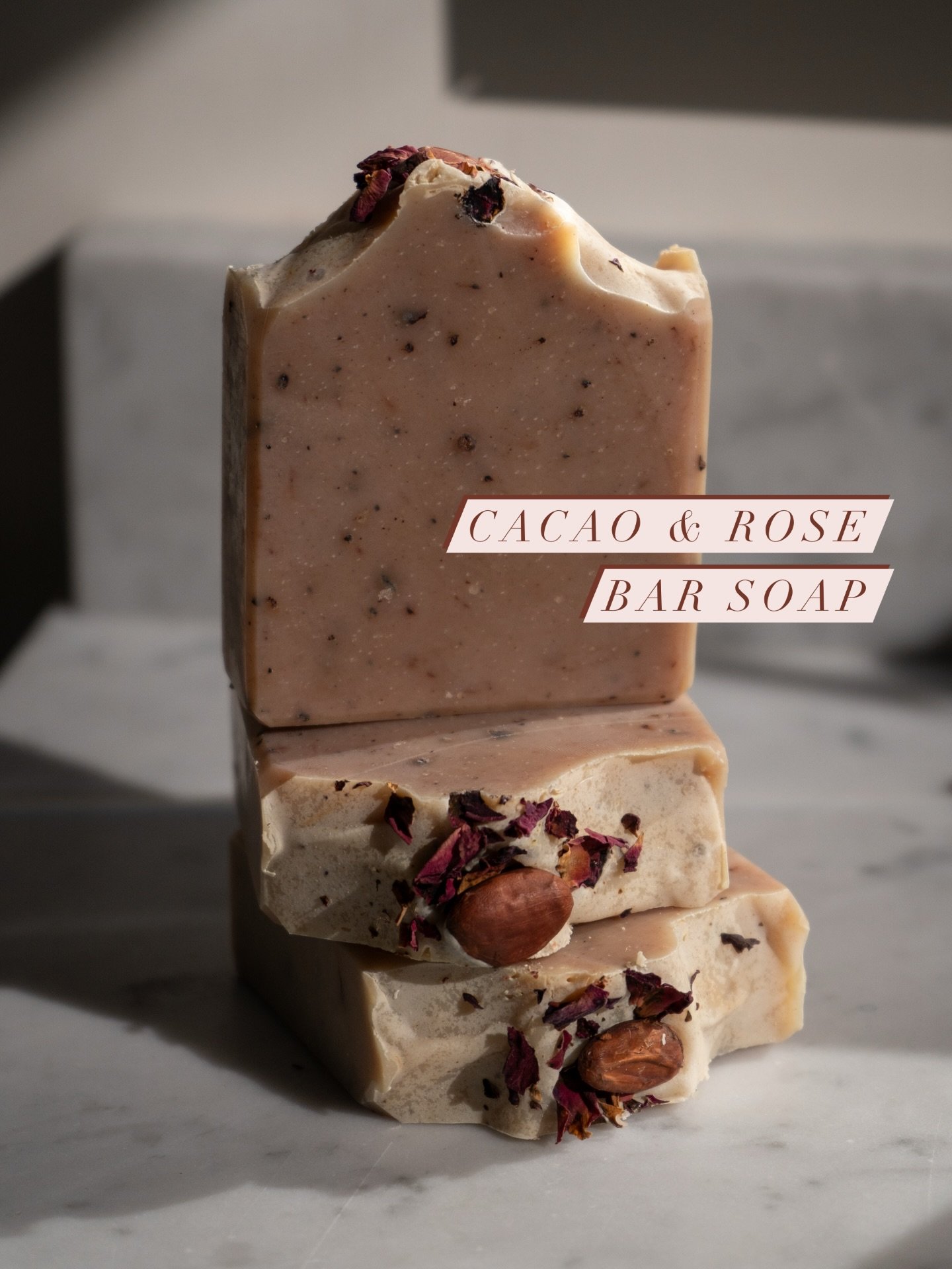 Cacao &amp; Rose Bar Soap 🥀

Recently, I was contacted by a company that wanted to work with me to help people through plants. They do a lot of therapy with psychedelics, but found that depending on the situation people were getting re-traumatized. 