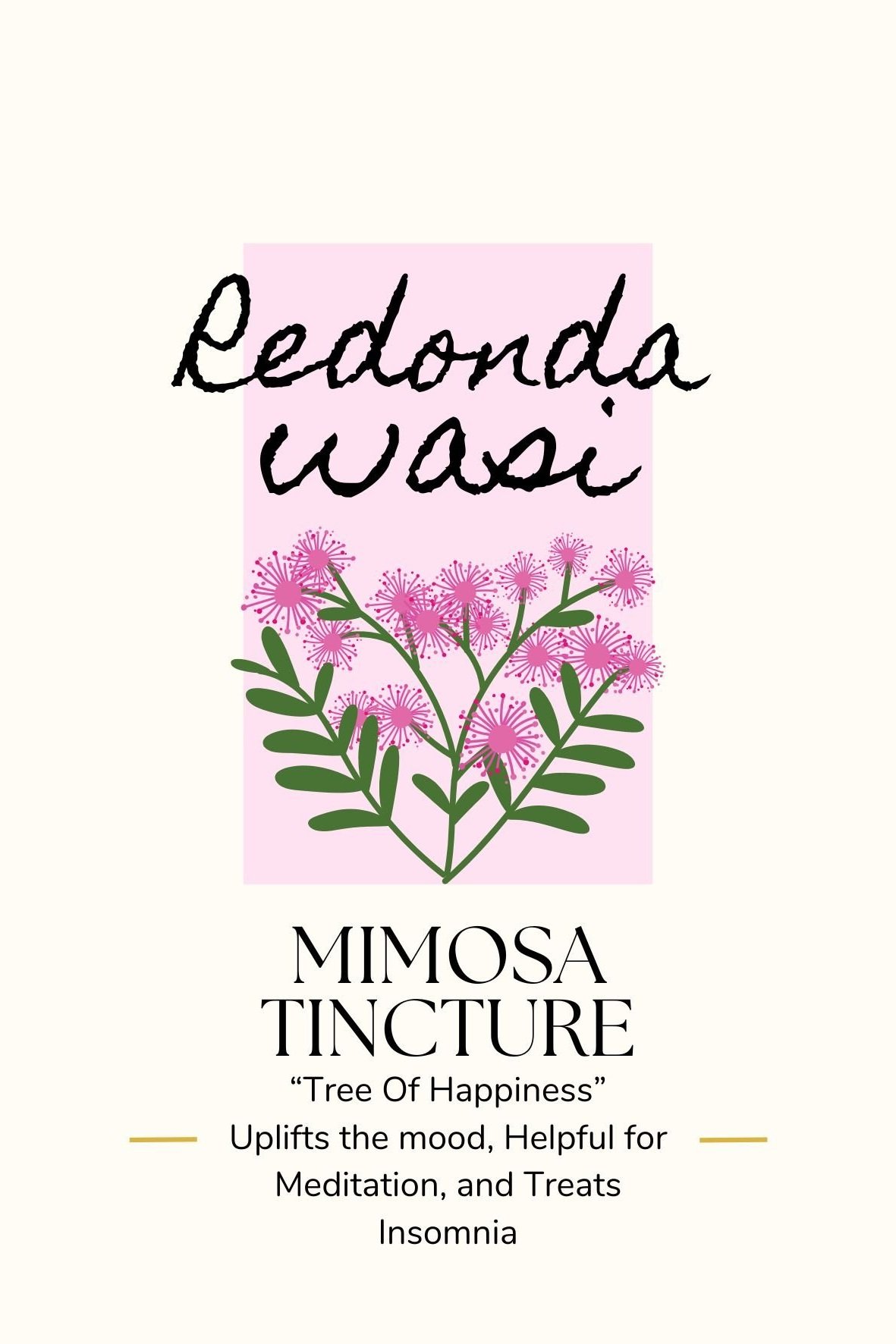 Mimosa "Tree of Happiness" Tincture