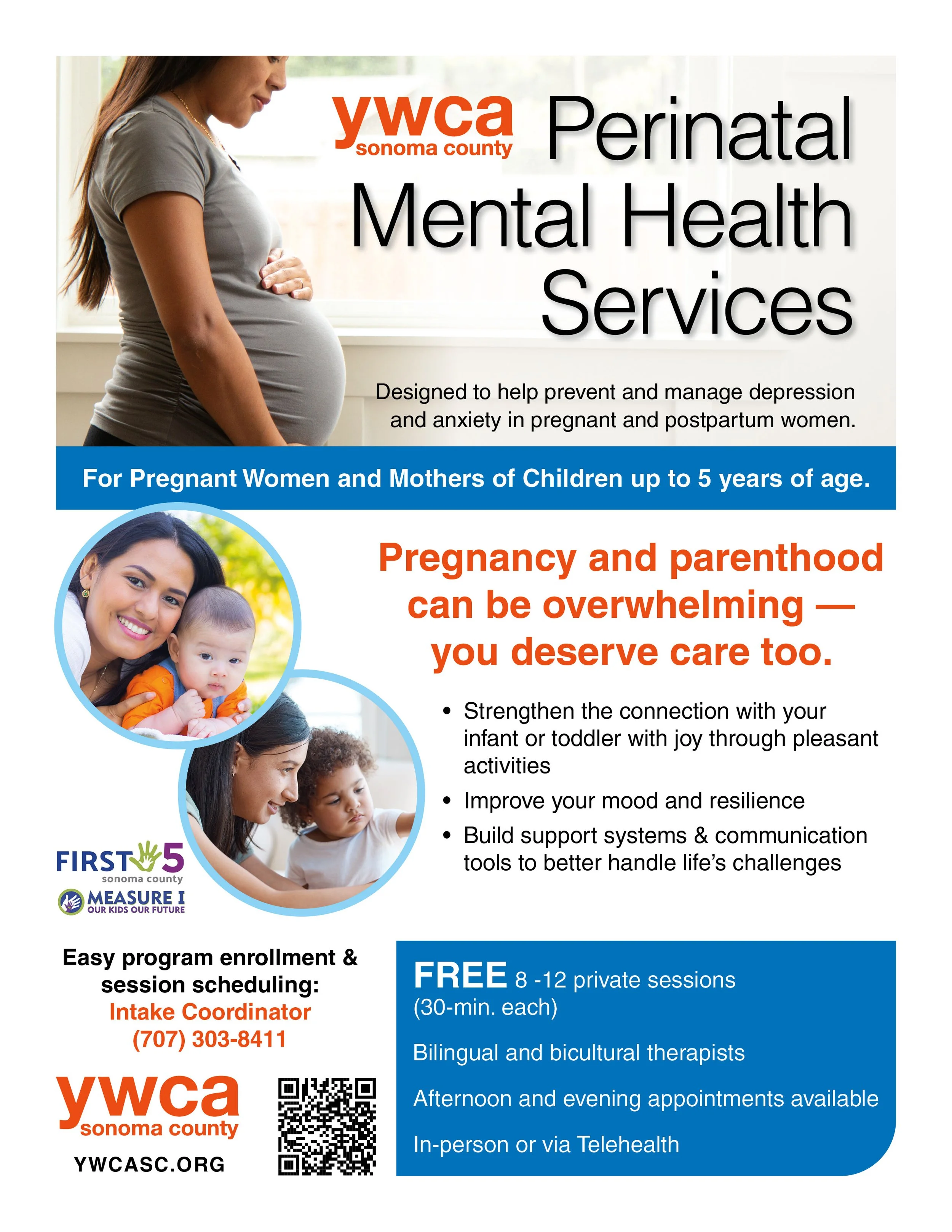 Perinatal Mental Health Services flyer