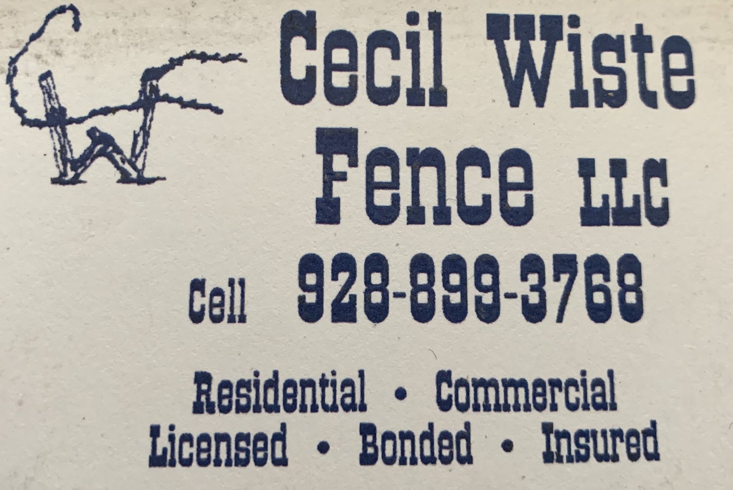 Cecil Wiste Fence