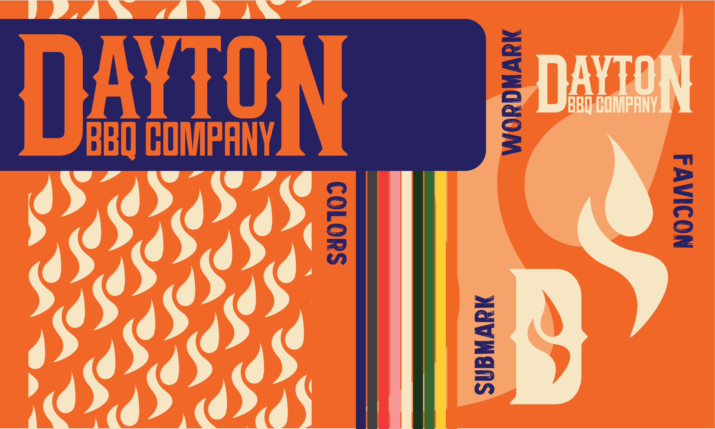 Dayton BBQ Co. Branding summary