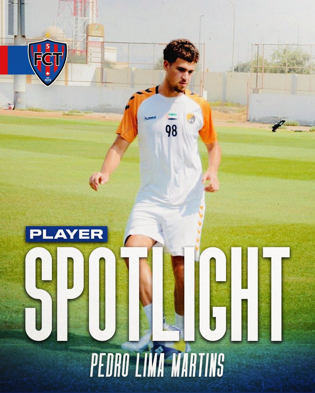 Pedro Lima Martins (2007), a key player from our development system, now taking the next step in his career with Al Rams SC in Dubai. His progress reflects the discipline, hard work, and standards instilled through FCT&rsquo;s training environment. ?