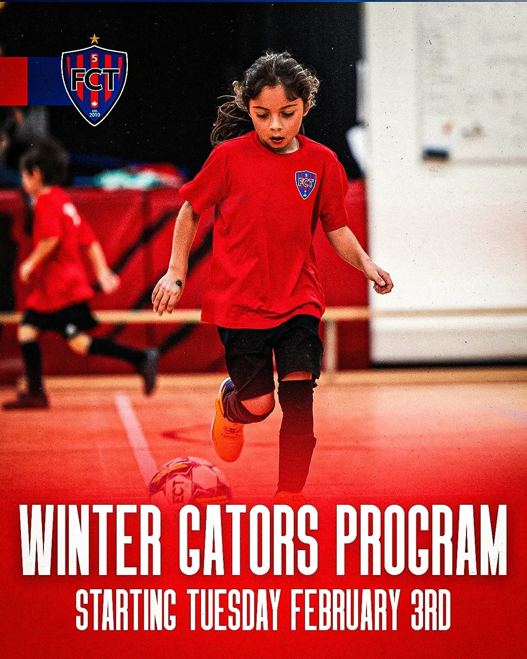 Winter Indoor Gators is almost here! ❄️🐊

Our recreational program kicks off on February 3rd and welcomes players from U5 (2021) to U12 (2014).

📍 Camilla Road Senior Public School
💲 $299 + HST
🗓️ 12-Week Program

Get ready for a great season of 