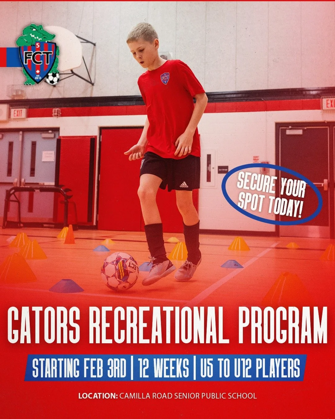 Winter futsal is calling. 🐊⚽

The Gators Winter Indoor Program is back, launching February 3rd for U5&ndash;U12 players. Expect fast-paced sessions focused on development, confidence, and having fun indoors.

🔹 12-week program
🔹 High-energy futsal