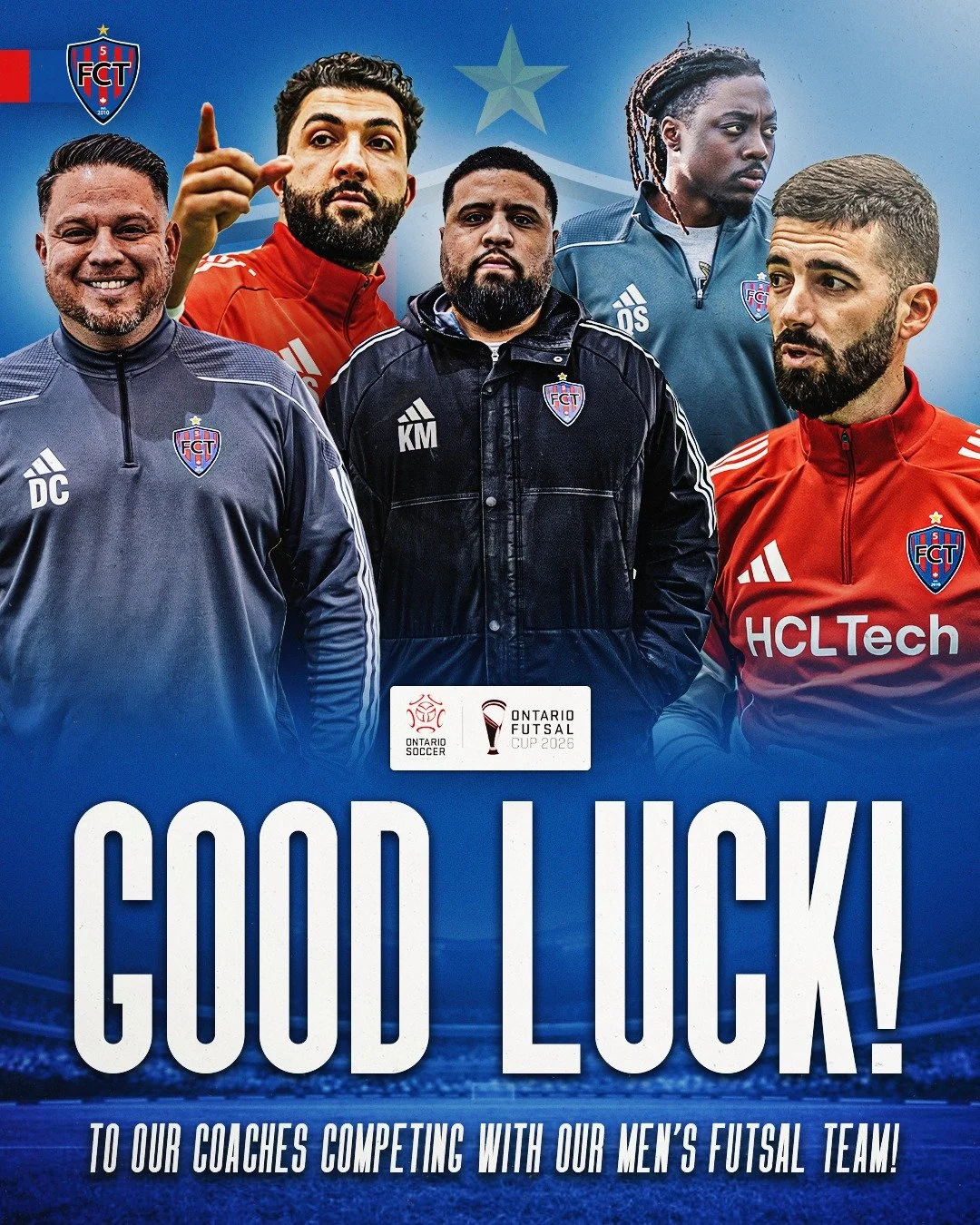 Leading from the sidelines. Competing on the court. 👊

Good luck to our FCT coaches representing the club with our Men&rsquo;s team this weekend.

#IamFCT #FutsalClubToronto #FutsalCanada #ClubCulture