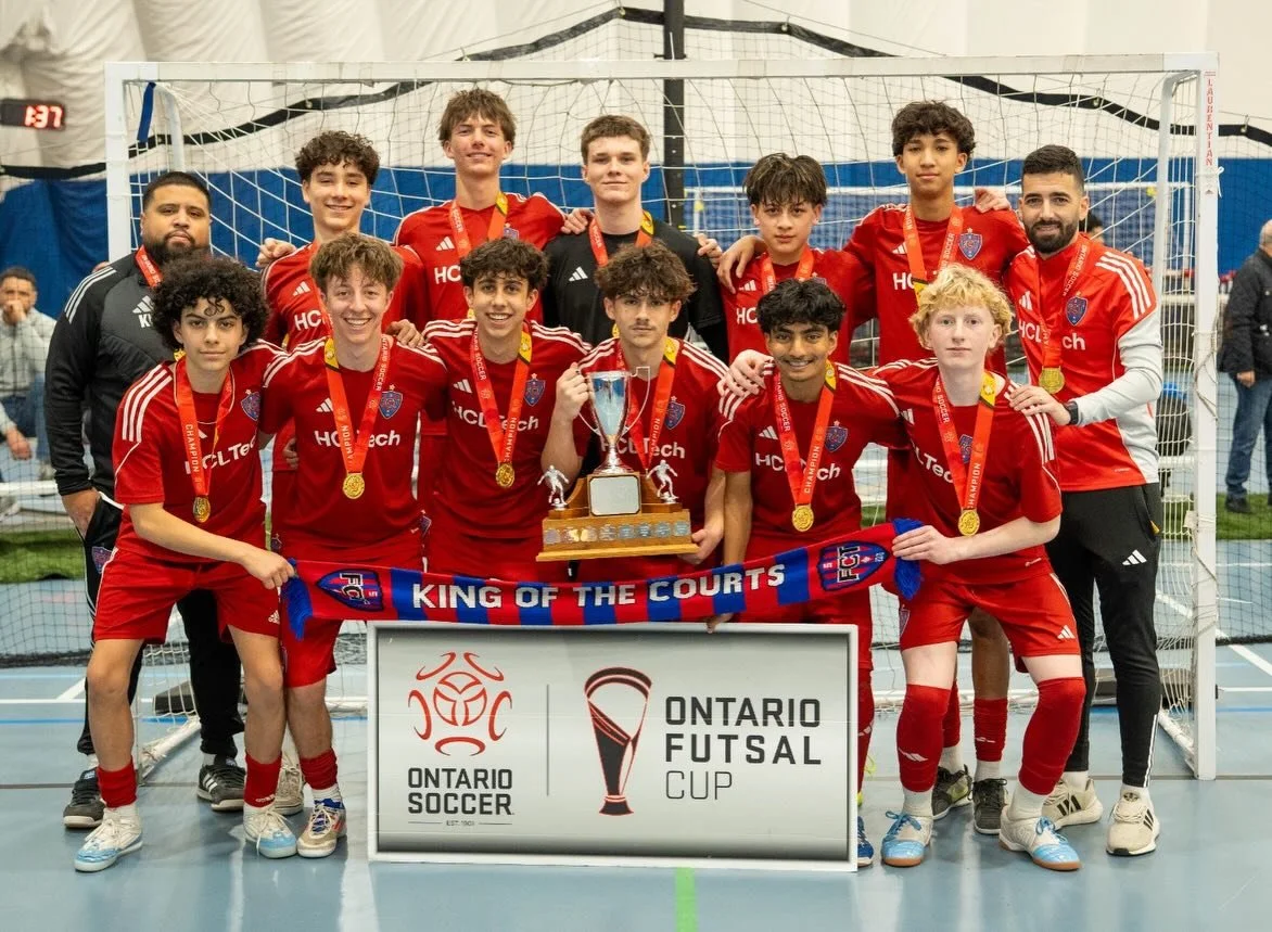 🏆 U16 Ontario Futsal Cup Champions 🏆

Huge congratulations to our U16 Boys Red Team on being crowned Ontario Futsal Cup Champions after a hard-fought victory over Vaughan OPDL in the final. It was a tight, intense match from start to finish, but th