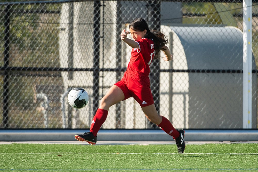 Girls Rep Team player in action