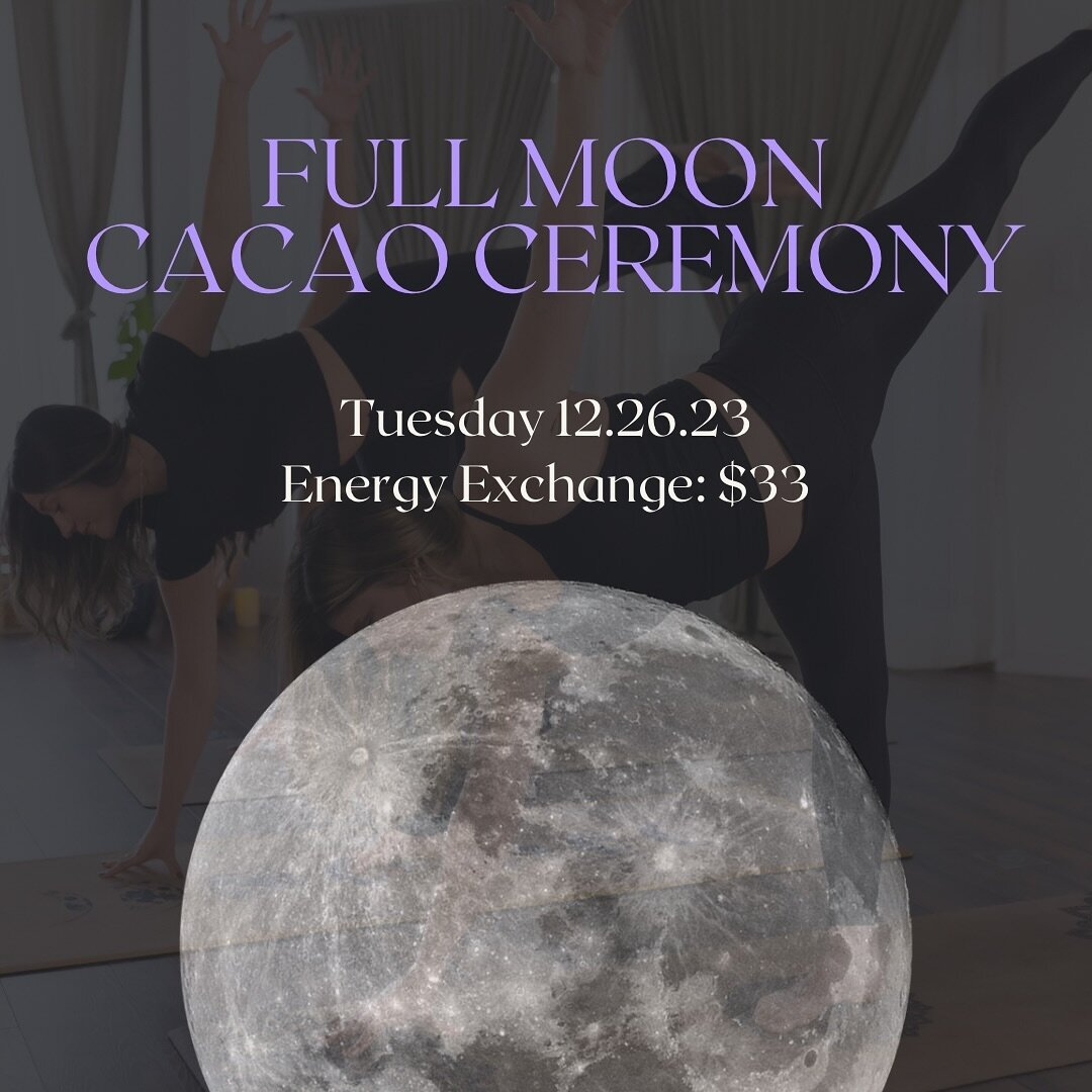 Our last ceremony of 2023🌕✨

We just experience the winter solstice and we have a full moon in Cancer which brings energetic release. Shedding light on our emotional baggage so that we can release it. 

Come join us to celebrate and release and sip 