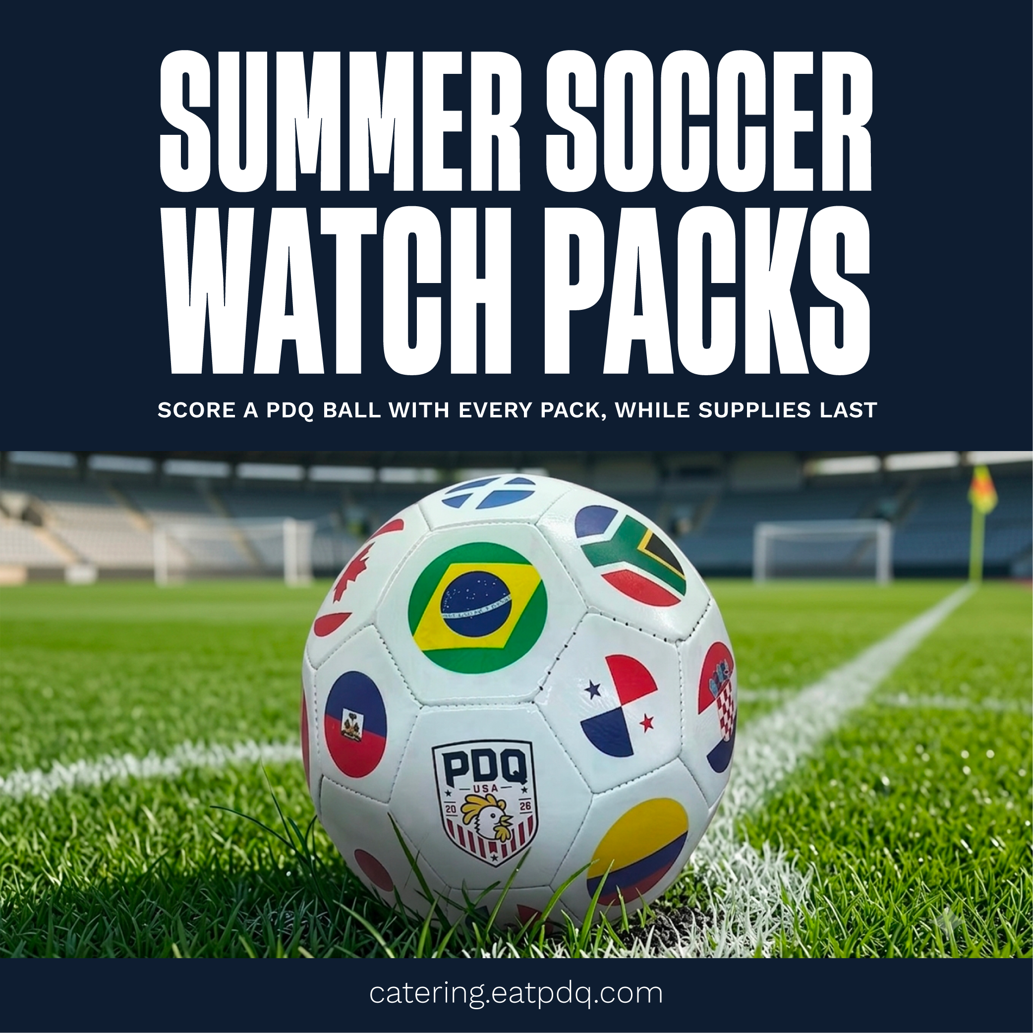Limited edition pdq soccer ball