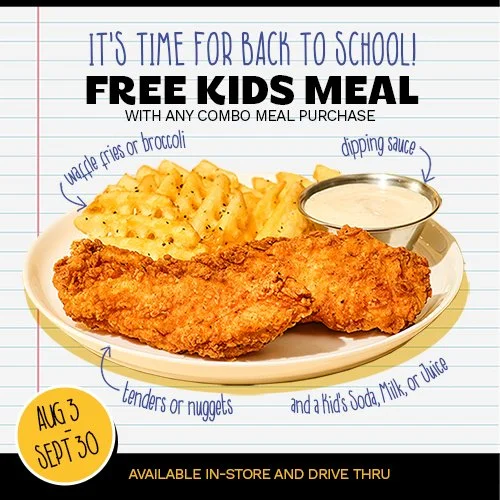 Back-to-School              Kids Meal Deal